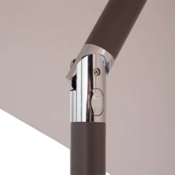 None 2.7m Crank & Tilt Parasol Natural - Dia. 38mm -Garden & Outdoor Store 12888565 2044843674514035