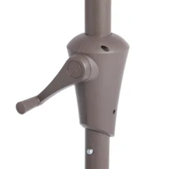 None 2.7m Crank & Tilt Parasol Natural - Dia. 38mm -Garden & Outdoor Store 12888565 5874843674545775