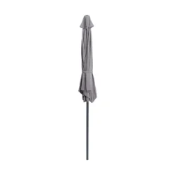 None 2.7m Crank & Tilt Parasol Light Grey - Dia. 38mm -Garden & Outdoor Store 12888568 1444843674318519