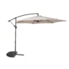 3m Overhanging Parasol - Natural