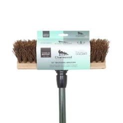 Charles Bentley Charnwood Bassine Wooden Garden Broom - 300mm -Garden & Outdoor Store 12890894 2054915831703787