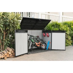 Keter Premier Jumbo Outdoor Garden Storage Shed 2020L - Grey -Garden & Outdoor Store 12890915 5944855738417674