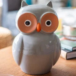 Ceramic Owl Garden Ornament - 25cm -Garden & Outdoor Store 12890924 1604941774151704