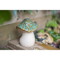 Ceramic Mushroom Garden Ornament - Medium -Garden & Outdoor Store 12890925 1064843660781916