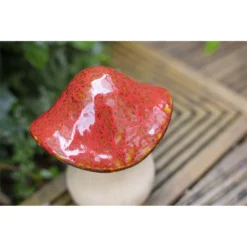 Ceramic Mushroom Garden Ornament - Medium -Garden & Outdoor Store 12890925 5224843660767021