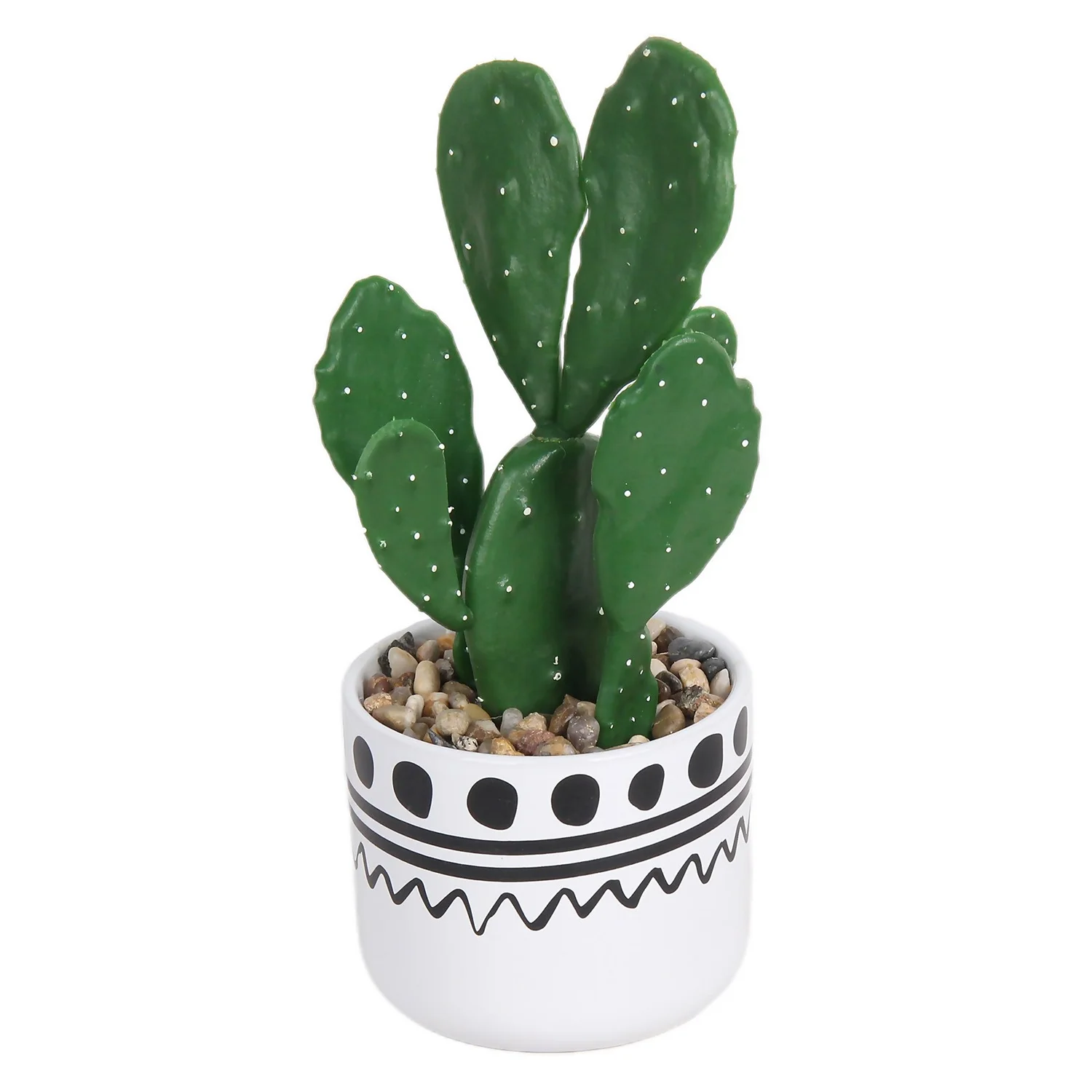 Cactus In Abstract Pot 1 Cactus In Abstract Pot