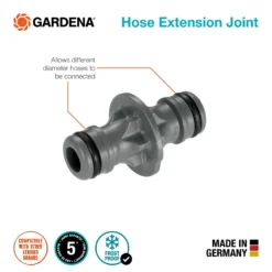 GARDENA Hose Extension Joint -Garden & Outdoor Store 13043385 7814907555503131