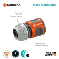 GARDENA Hose Connector 13 Mm (1/2") 15 Mm (5/8") 7 GARDENA Hose Connector 13 Mm (1/2") 15 Mm (5/8") -Garden & Outdoor Store 13043386 1094907553956595