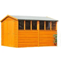 Shire 10 X 8ft Shed Overlap Double Door
