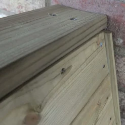 Shire Small Triangular Log Store Tongue And Groove -Garden & Outdoor Store 13082825 9434862456524500