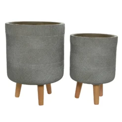 Liam Round Planter On 3 Legs - Large 8 Liam Round Planter On 3 Legs - Large -Garden & Outdoor Store 13222479 1474929321115857