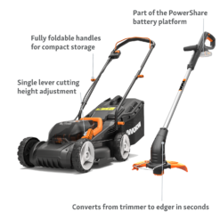WORX 40V WG927E Cordless Lawn Mower & Trimmer Twin Pack - 34cm 10 WORX 40V WG927E Cordless Lawn Mower & Trimmer Twin Pack - 34cm -Garden & Outdoor Store 13280772 9464944645645159