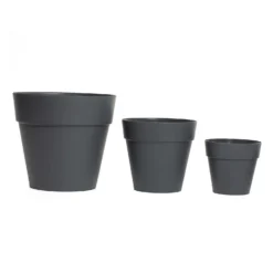 Soho Contemporary Grey Planter - 17cm -Garden & Outdoor Store 13297715 1934932211175154