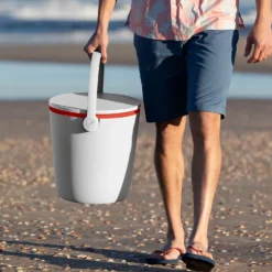 Keter GoBar Outdoor Ice Cooler Table Garden Furniture - Red / White -Garden & Outdoor Store 13412934 1244910901713073