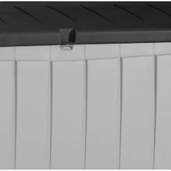 Keter Ace Outdoor Garden Storage Box 124 X 55 X 62.5 Cm - Grey And Black -Garden & Outdoor Store 13432924 1444947994665603