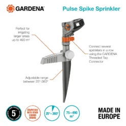 GARDENA Pulse Spike Water Sprinkler -Garden & Outdoor Store 13489629 1144924640534250