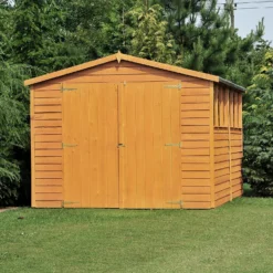 Shire 10 X 10ft Double Door Overlap Garden Shed -Garden & Outdoor Store 13505230 4594926473610300