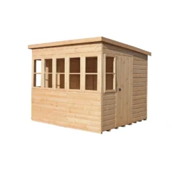 Shire 8 X 6ft Sun Pent Shed