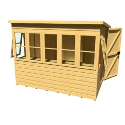 Shire 8 X 6ft Sun Pent Shed -Garden & Outdoor Store 13505284 1904931993298912