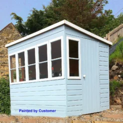 Shire 8 X 6ft Sun Pent Shed -Garden & Outdoor Store 13505284 7024931993211693