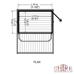 Shire 6 X 4ft Wooden Garden Bar - Including Installation -Garden & Outdoor Store 13505297 1254931991837642