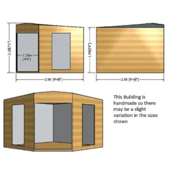 Shire 10 X 10ft Barclay Summerhouse -Garden & Outdoor Store 13505306 1954931993634624