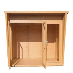 Shire 8 X 6ft Highclere Double Door Summerhouse -Garden & Outdoor Store 13505311 1374933734615801
