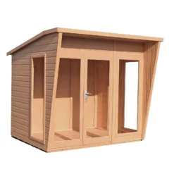 Shire 8 X 6ft Highclere Double Door Summerhouse -Garden & Outdoor Store 13505311 1434933734593751
