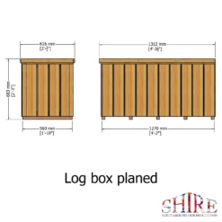 Shire Planed Timber Garden Storage Box 4x2 -Garden & Outdoor Store 13505352 2094932698544684