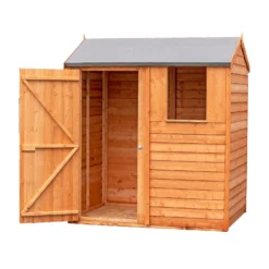 Shire 6x4ft Overlap Reverse Apex Garden Shed