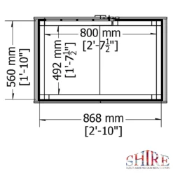 Shire Handy Garden Storage 3x2ft -Garden & Outdoor Store 13508666 1184931200396461