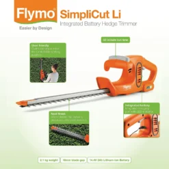 Flymo SimpliCut Cordless Hedge Trimmer 8 Flymo SimpliCut Cordless Hedge Trimmer -Garden & Outdoor Store 13524808 1594936857993480