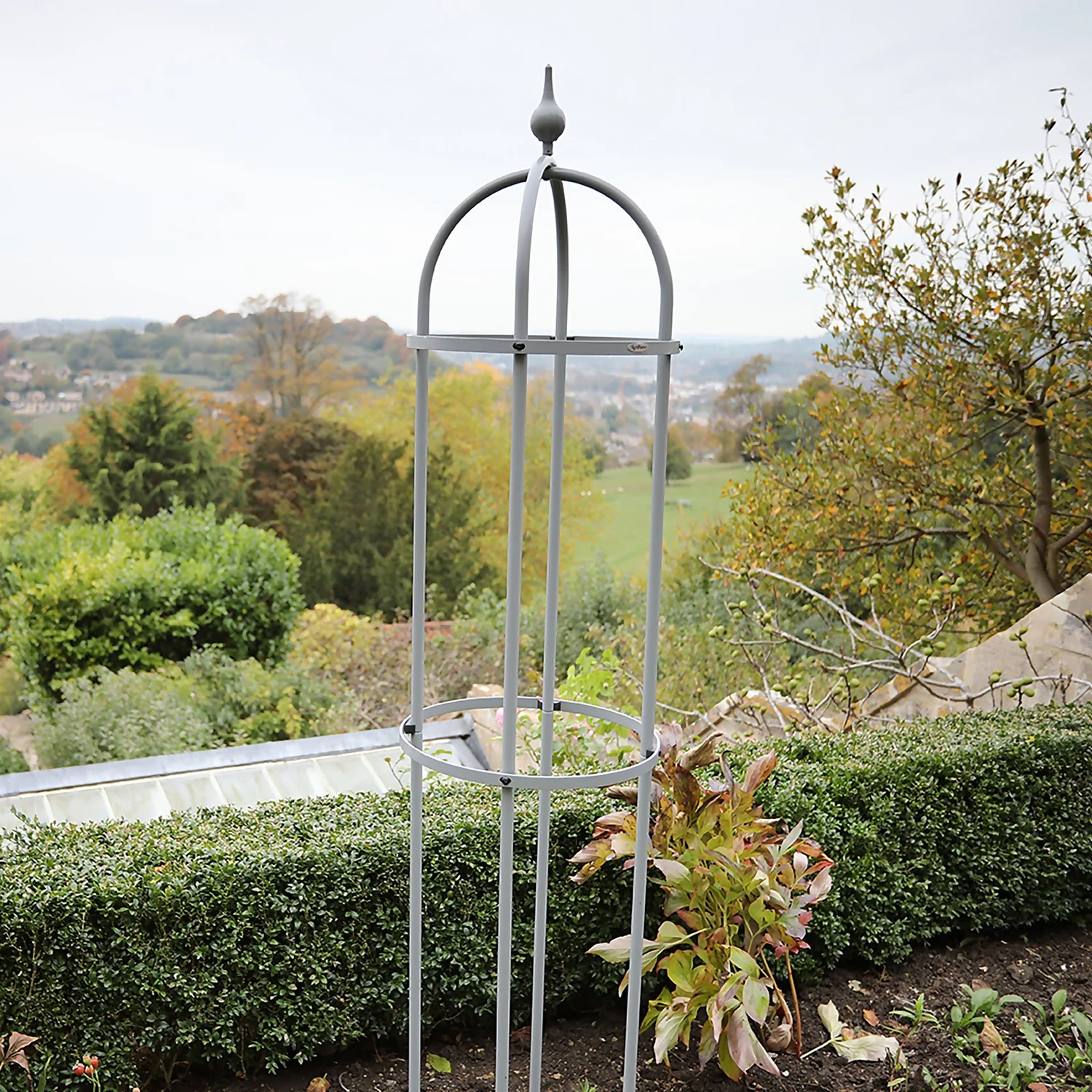 Agriframes Decorative Garden Obelisk 2m - Blue 2 Agriframes Decorative Garden Obelisk 2m - Blue - Image 2