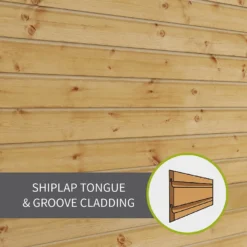 Country Living Premium Hatton 10ft X 8ft Contemporary Summerhouse Painted + Installation - Thorpe Tower Grey -Garden & Outdoor Store 13554913 6234945374293328