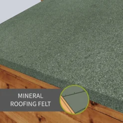 Country Living Premium Hatton 6ft X 8ft Contemporary Summerhouse Painted + Installation - Aurora Green -Garden & Outdoor Store 13554915 1864945374015249