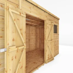 Mercia 12ft X 8ft Premium Shiplap Pent Shed -Garden & Outdoor Store 13555748 1375033256198456