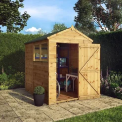 Mercia 7ft X 5ft Premium Shiplap Apex Shed - Including Installation -Garden & Outdoor Store 13555771 9474949335659531