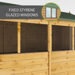 Mercia 7ft X 5ft Premium Shiplap Reverse Apex Shed - Including Installation -Garden & Outdoor Store 13555772 1084949335369119