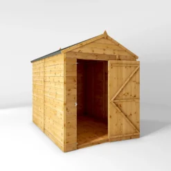 Mercia 8ft X 6ft Premium Windowless Shiplap Apex Shed -Garden & Outdoor Store 13555779 6484949334466170