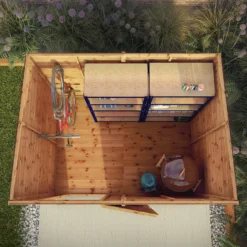 Mercia 8ft X 6ft Premium Shiplap Pent Shed - Including Installation -Garden & Outdoor Store 13555796 9744949338342494