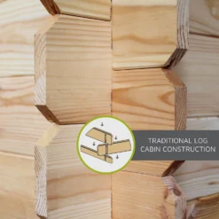 Mercia 4m X 4m Corner Log Cabin 44mm -Garden & Outdoor Store 13555841 7825025546332166