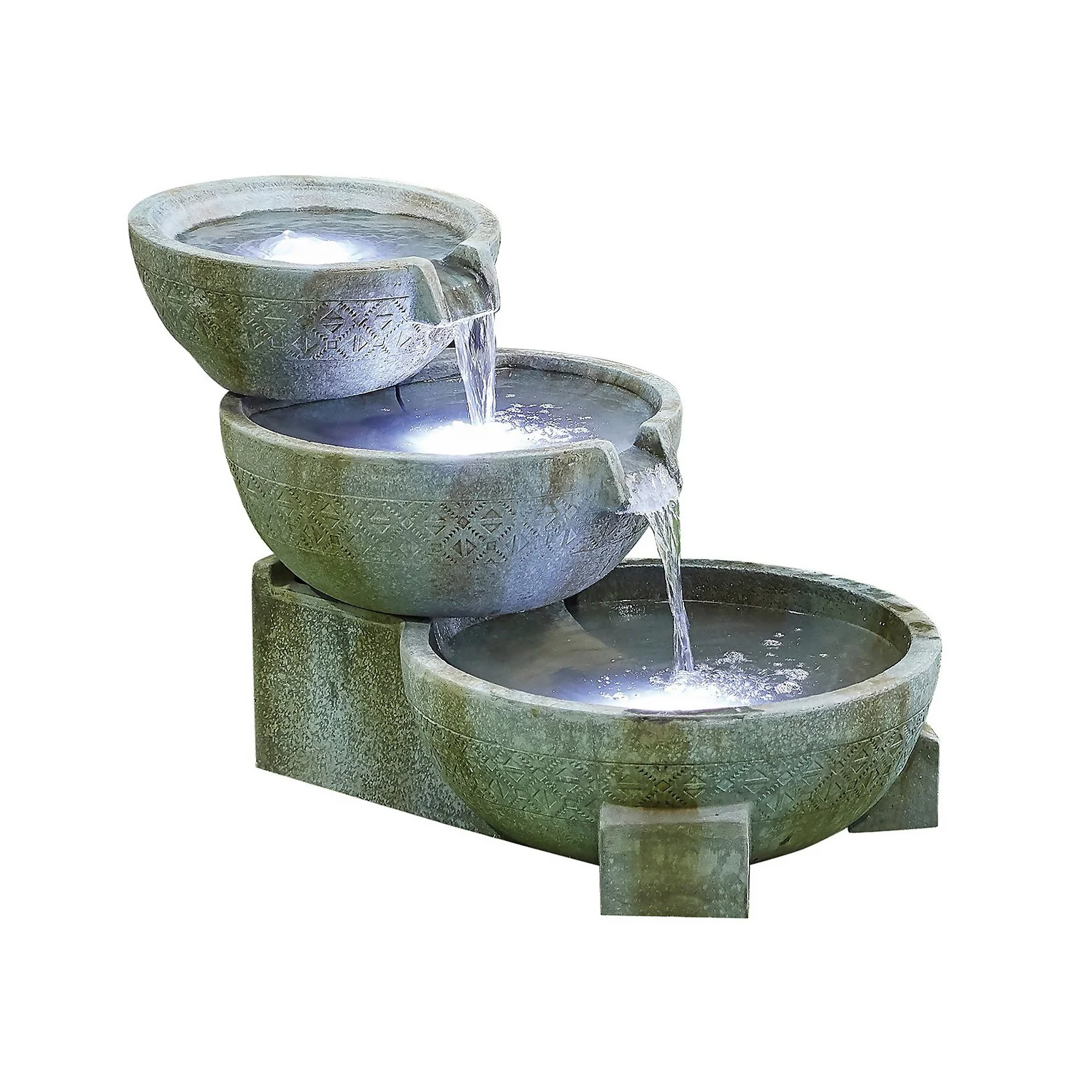 Stylish Fountain Oasis Water Feature With LEDs 1 Stylish Fountain Oasis Water Feature With LEDs