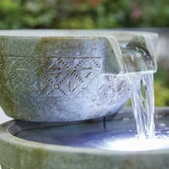 Stylish Fountain Oasis Water Feature With LEDs 9 Stylish Fountain Oasis Water Feature With LEDs -Garden & Outdoor Store 13846043 6794962028176288