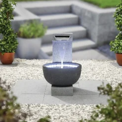 Stylish Fountain Solitary Pour Water Feature With LEDs 6 Stylish Fountain Solitary Pour Water Feature With LEDs -Garden & Outdoor Store 13846046 4544962028419153