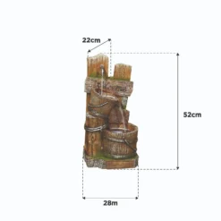 Stylish Fountain Fence Post Pours Water Feature With LEDs 7 Stylish Fountain Fence Post Pours Water Feature With LEDs -Garden & Outdoor Store 13846055 2704978881001455