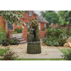 Stylish Fountain Enchanted Well Water Feature With LEDs 8 Stylish Fountain Enchanted Well Water Feature With LEDs -Garden & Outdoor Store 13846056 8644962027612351