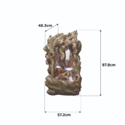 Stylish Fountain Colorado Falls Water Feature With LEDs -Garden & Outdoor Store 13846061 1254978880621934