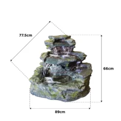 Stylish Fountain Garda Falls Water Feature With LEDs 5 Stylish Fountain Garda Falls Water Feature With LEDs -Garden & Outdoor Store 13846065 2124978881057603