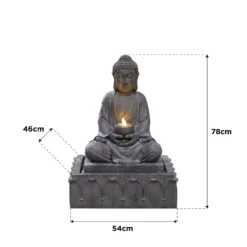 Stylish Fountain Serenity Water Feature With LEDs -Garden & Outdoor Store 13846069 1804978880968461