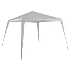 Gazebo With Side Panels - Grey 8 Gazebo With Side Panels - Grey -Garden & Outdoor Store 13884308 2785023690861332